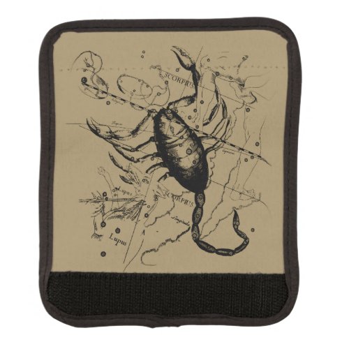 Scorpio Constellation Hevelius 1690 Decor Luggage Handle Wrap