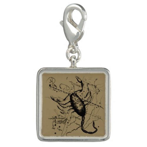 Scorpio Constellation Hevelius 1690 Engraving Charm