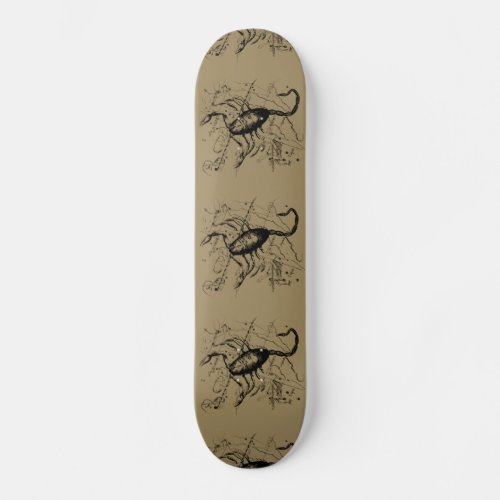 Scorpio Constellation Hevelius 1690 Engraving Skateboard