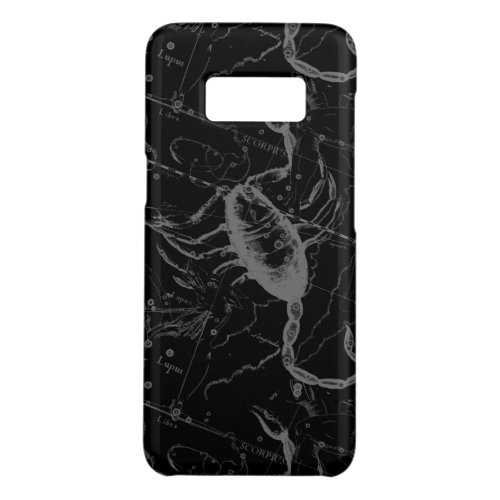 Scorpio Constellation Hevelius circa 1690 on Black Case_Mate Samsung Galaxy S8 Case