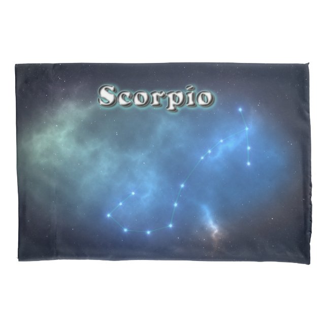 Scorpio constellation pillowcase (Front)