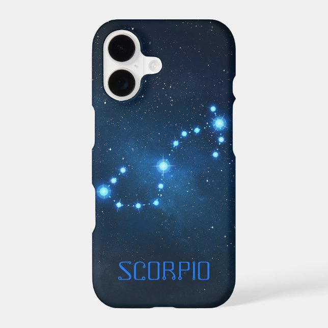 Scorpio Constellation Zodiac Iphone Case (Back)