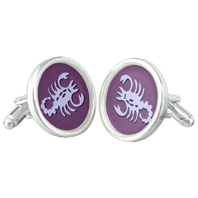 Scorpio Cufflinks (Angled)