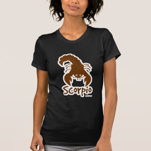 Scorpio Cute Astrology Cartoon Sign Scorpion T_Shirt