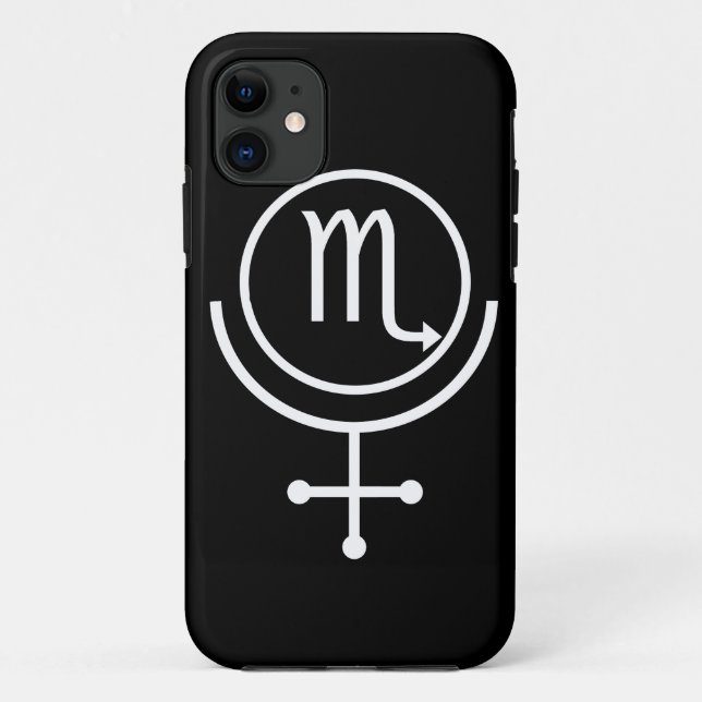 Scorpio Dark (Zodiac Line) Case-Mate iPhone Case (Back)