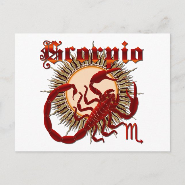 Scorpio-Design-1 Postcard (Front)