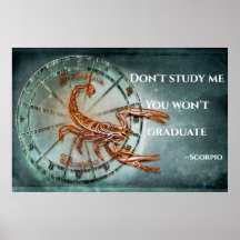 SCORPIO: Don't Study Me U Won't Graduate