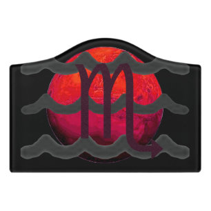 Scorpio door sign