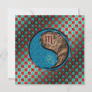 Scorpio & Earth Dog Card