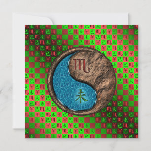 Scorpio & Earth Goat Card