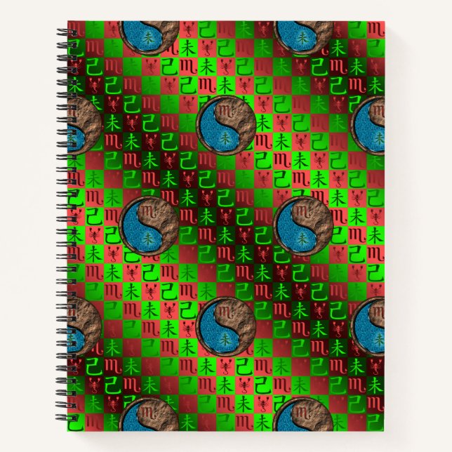 Scorpio & Earth Goat Notebook (Front)