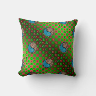 Scorpio & Earth Goat Throw Pillow