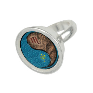 Scorpio & Earth Monkey Ring