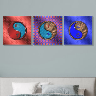 Scorpio & Earth Ox Canvas Photo Tile