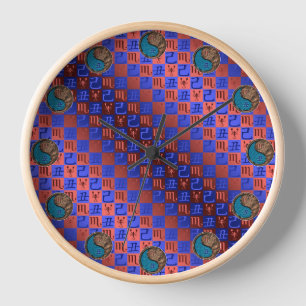 Scorpio & Earth Ox Clock
