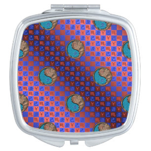 Scorpio & Earth Ox Compact Mirror