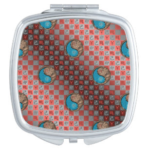 Scorpio & Earth Rabbit Compact Mirror