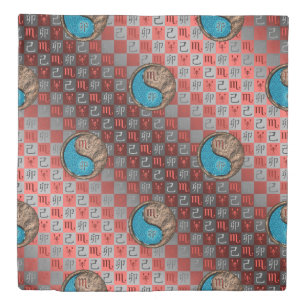 Scorpio & Earth Rabbit Duvet Cover