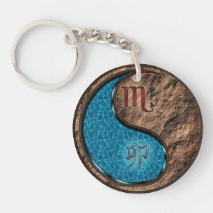 Scorpio & Earth Rabbit Keychain