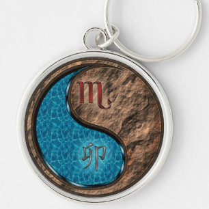 Scorpio & Earth Rabbit Keychain