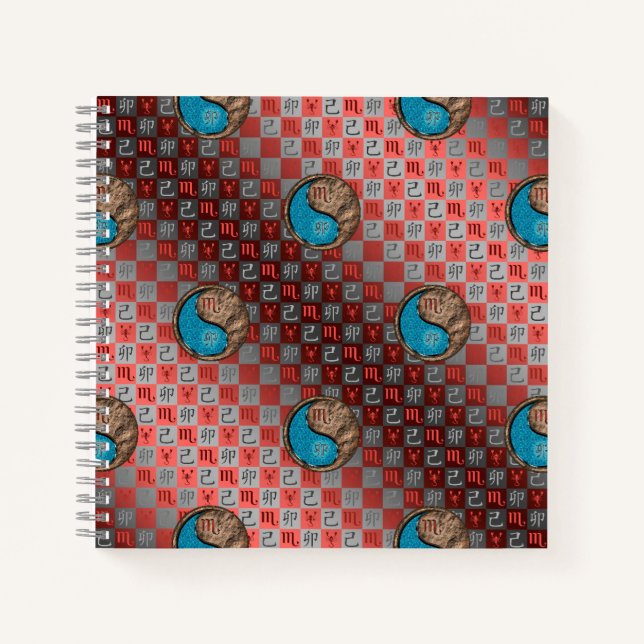 Scorpio & Earth Rabbit Notebook (Front)