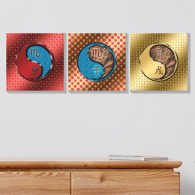 Scorpio & Earth Rat Canvas Photo Tile (Dresser)