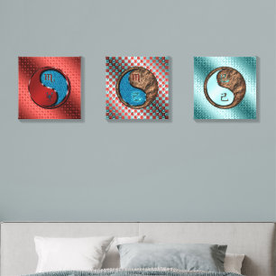 Scorpio & Earth Snake Canvas Photo Tile