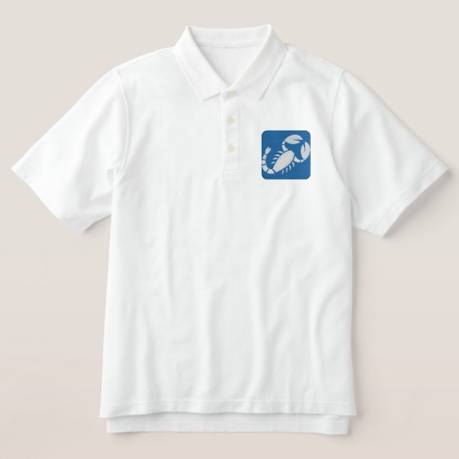 SCORPIO EMBROIDERED POLO SHIRT (Design Front)