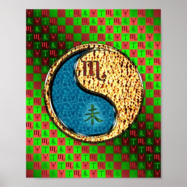 Scorpio & Fire Goat Poster (Front)