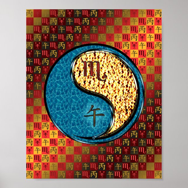 Scorpio & Fire Horse Poster (Front)