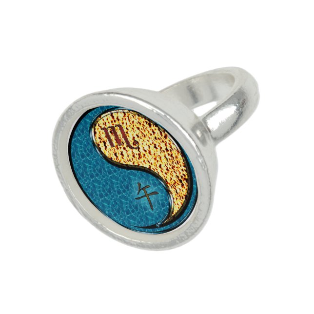 Scorpio & Fire Horse Ring (Top)