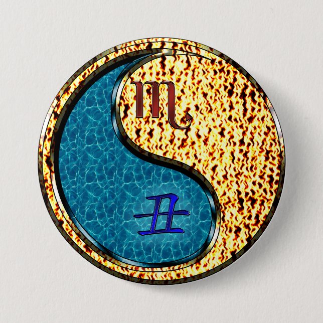 Scorpio & Fire Ox Button (Front)