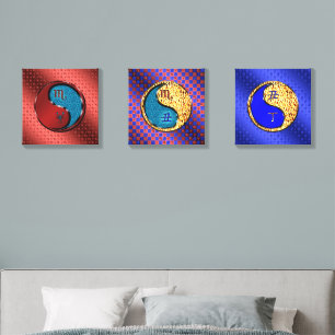 Scorpio & Fire Ox Canvas Photo Tile