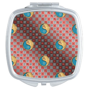 Scorpio & Fire Rabbit Compact Mirror