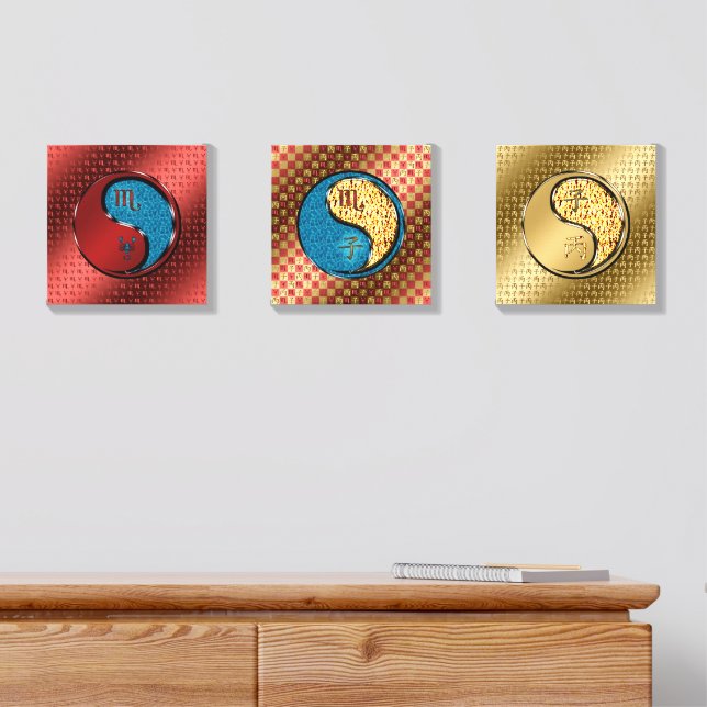 Scorpio & Fire Rat Canvas Photo Tile (Dresser)