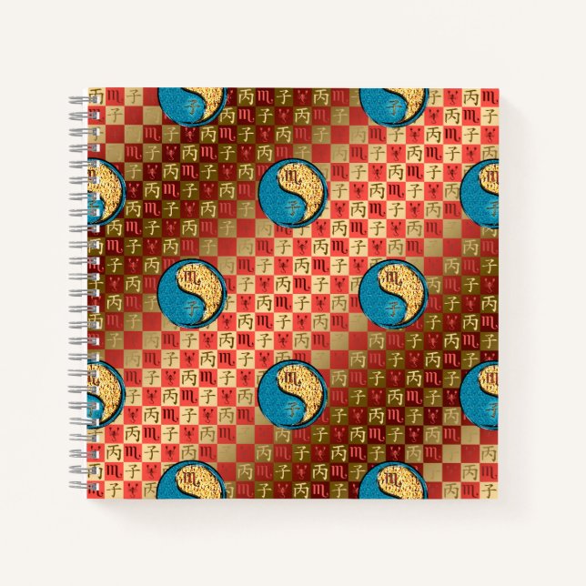 Scorpio & Fire Rat Notebook (Front)