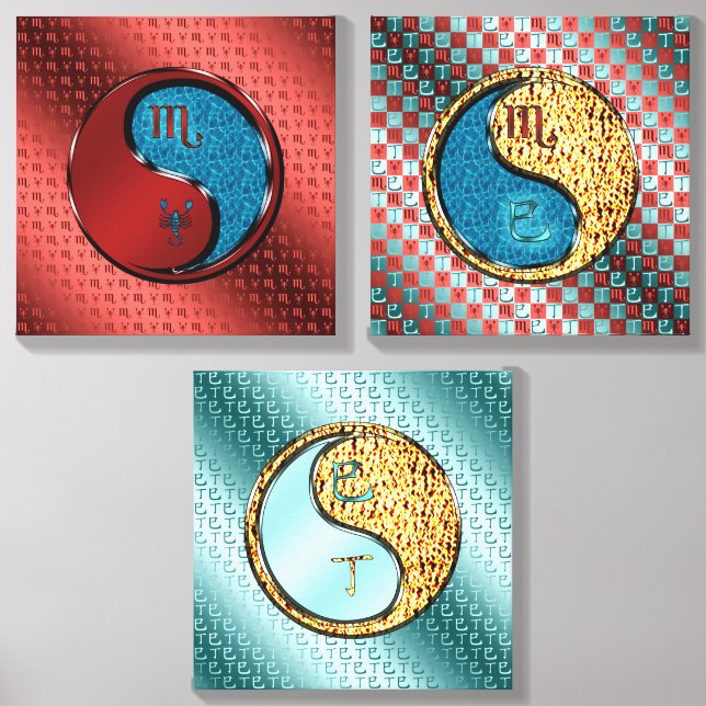 Scorpio & Fire Snake Photo Tile (Front Set)