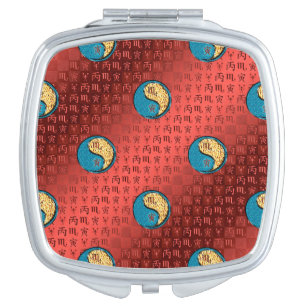 Scorpio & Fire Tiger Compact Mirror