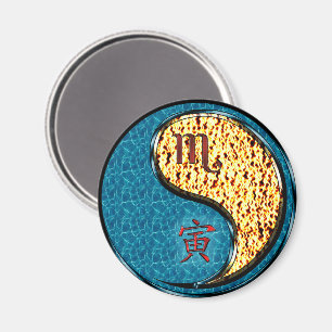 Scorpio & Fire Tiger Magnet
