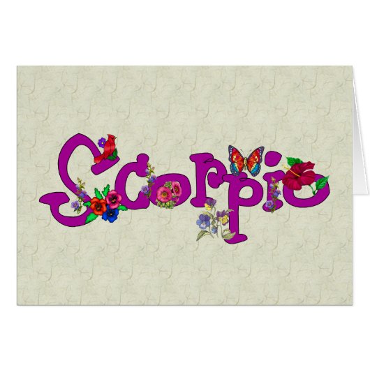 Scorpio Flowers (Front Horizontal)