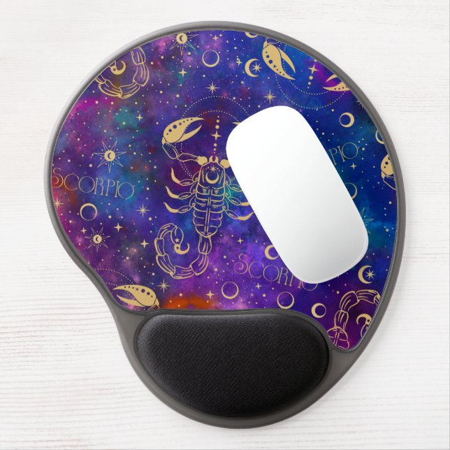 Scorpio Galaxy Gel Mouse Pad (Left Side)