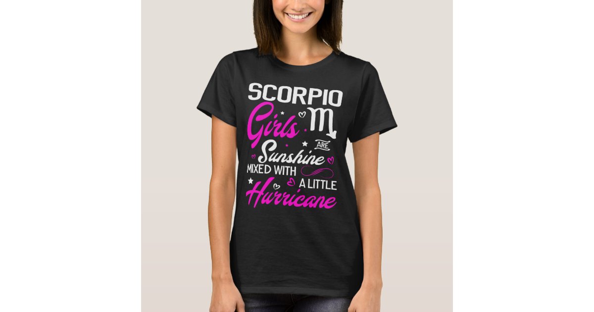 scorpio girl t shirt