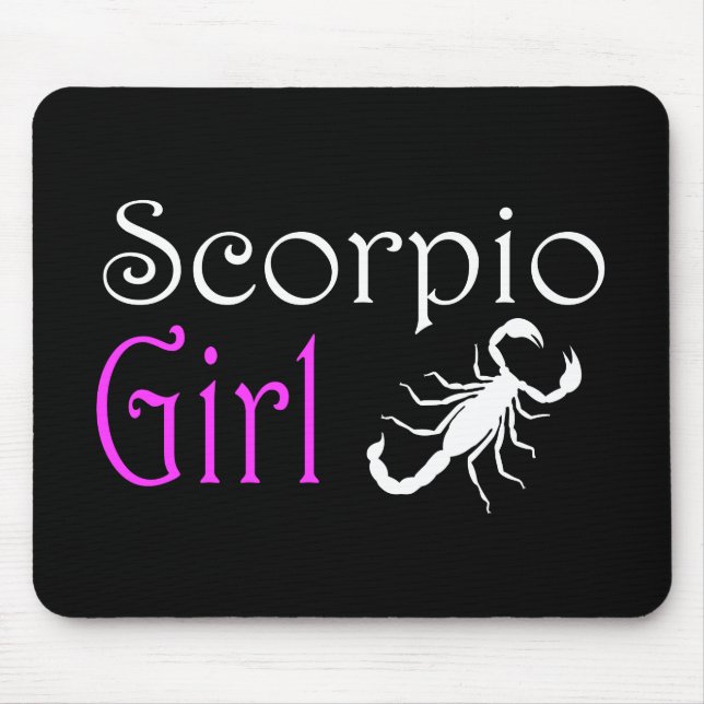 Scorpio girl mouse pad (Front)