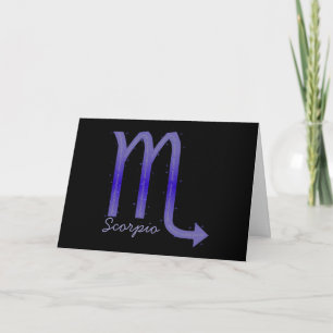 Scorpio Greeting Card- Blank Card