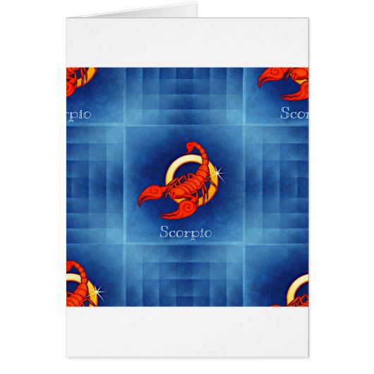 scorpio horoscope cards (Front)