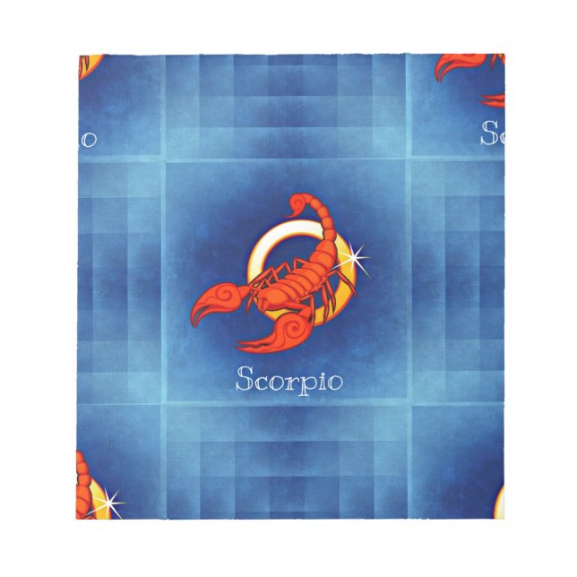 scorpio horoscope notepad (Front)