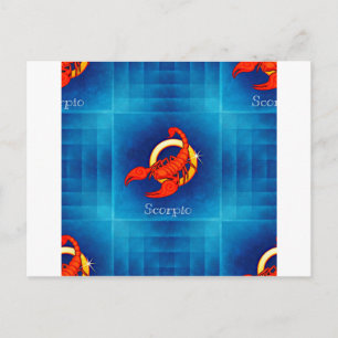 scorpio horoscope postcard