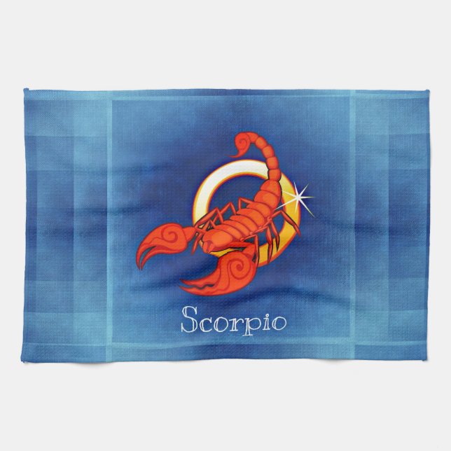scorpio horoscope towel (Horizontal)