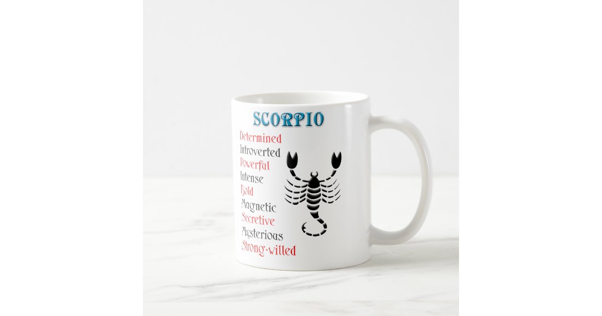 Scorpio Horoscope Zodiac Sign Coffee Mug | Zazzle