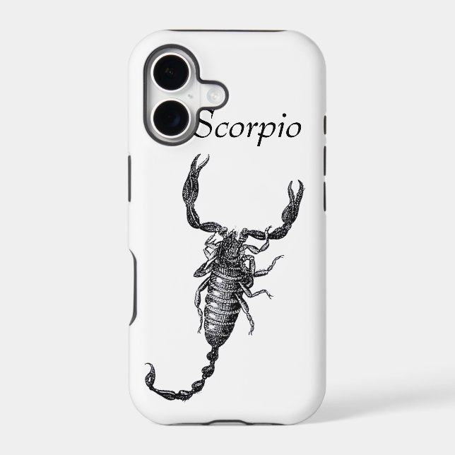 Scorpio Iphone Case (Back)